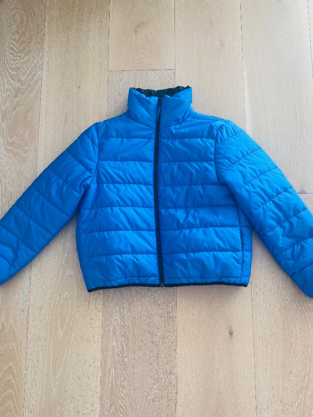 Wild Fable Blue Puffer Jacket Size Small (with flaw)